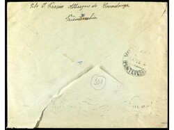 ESPAÑA. 1938. FUENTERRABÍA a PONTEVEDRA. 30 cts. carmín PIE DE ...