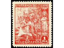 ESPAÑA: BENEFICENCIA. HUERFANOS TELEGRAFOS. SERIE COMPLETA. LUJO. Ed ...