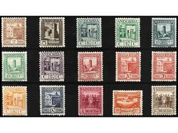 ANDORRA. SERIE COMPLETA a falta del 40 cts. y 1 pta. Muy bien ...