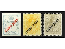 COLONIAS ESPAÑOLAS: CABO JUBY. 2 céntimos castaño. Muy bien ...