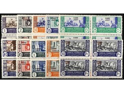 COLONIAS ESPAÑOLAS: CABO JUBY. SERIE COMPLETA. 10 valores en bloques ...