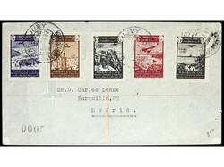 COLONIAS ESPAÑOLAS: CABO JUBY. 1947-49. Dos cartas circuladas, al ...