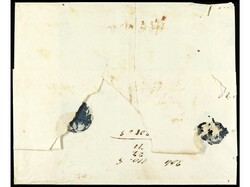 CUBA. (1842 ca.). MADRID a LA HABANA. Envuelta del Servicio Nacional ...