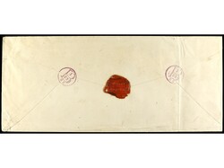 CUBA. 1895. Sobre certificado de HABANA a NEW YORK. 5 c. verde (9), ...