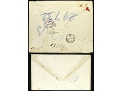 CUBA. 1895. Sobre certificado de HABANA a BUENOS AIRES. 10 c. rosa ...