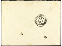 CUBA. 1895. CUBA a CARTAGENA. Marca de franquicia ESCUADRA DE ...