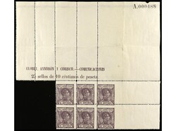 COLONIAS ESPAÑOLAS: ELOBEY, ANNOBON Y CORISCO. 10 cts. violeta. ...