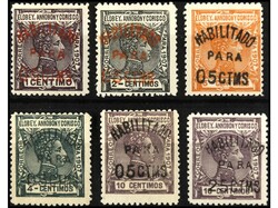 COLONIAS ESPAÑOLAS: ELOBEY, ANNOBON Y CORISCO. SERIE COMPLETA. 6 ...