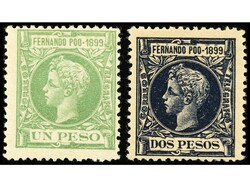 COLONIAS ESPAÑOLAS: FERNANDO POO. SERIE COMPLETA. 20 valores. 4 mils ...