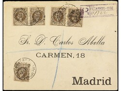 COLONIAS ESPAÑOLAS: FERNANDO POO. 1900. FERNANDO POO a MADRID. 50 ...