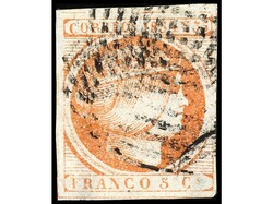 FILIPINAS. 5 cuartos bermellón, mat. círculo de puntos. ...