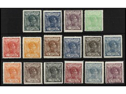 COLONIAS ESPAÑOLAS: GUINEA. SERIE COMPLETA, centrajes diversos, rara ...