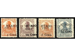 COLONIAS ESPAÑOLAS: GUINEA. SERIE COMPLETA. 4 valores. MUY BONITA. ...
