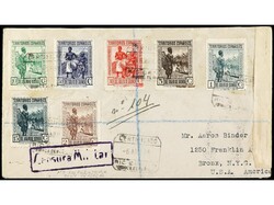 COLONIAS ESPAÑOLAS: GUINEA. 1938. RIO BENITO a NUEVA YORK. Serie ...