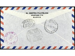 COLONIAS ESPAÑOLAS: GUINEA. 1951. Certificado de BATA a NUEVA YORK, ...