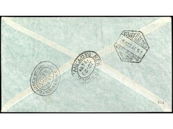 COLONIAS ESPAÑOLAS: IFNI. 1947. IFNI a NEW YORK. Precioso franqueo ...