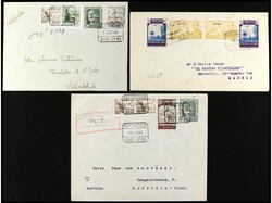 COLONIAS ESPAÑOLAS: IFNI. 1948-50. Tres cartas circuladas.