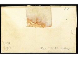 ESPAÑA: PREFILATELIA. 1718. BARCELONA a OLOT. Marca DE BARCELONA ...