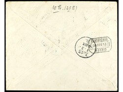 COLONIAS ESPAÑOLAS: MARRUECOS. 1911. TÁNGER a ALEMANIA. ...