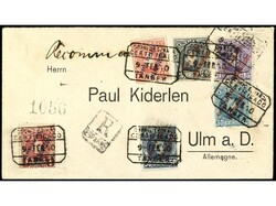 COLONIAS ESPAÑOLAS: MARRUECOS. 1910. TÁNGER a ALEMANIA. Carta ...