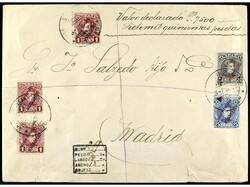 COLONIAS ESPAÑOLAS: MARRUECOS. 1913. TETUÁN a MADRID. Valor ...