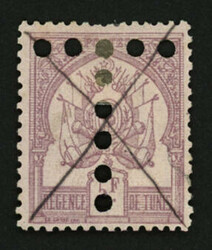 6445: Tunisia - Postage due stamps