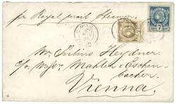 1885 HAITI First ISSUE 7c with 4 nice margins + Second Issue 3c perf. ...