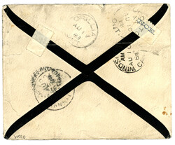 NEW SOUTH WALES / CANADA combination : 1888 NSW 2d (x3) + INVERELL on ...