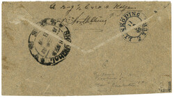 KALGAN NORTH CHINA to SWEDEN : 1898 GERMANY VORLAUFER 20pf (V48d) ...