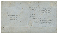 CUBA via DANISH WEST INDIES : 1872 GREAT BRITAIN 4d canc. C83 + ST ...