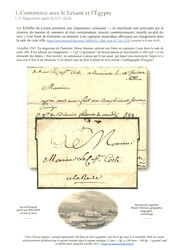 EGYPT : 1747 entire letter datelined "DAMIETTE". Superb