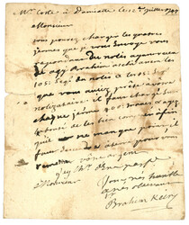 EGYPT : 1747 DISINFECTED entire letter datelined "DAMIETTE". Vf.  ...