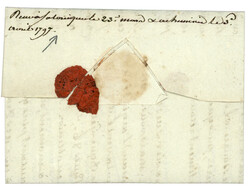 EGYPT Via SALONIQUE : 1797 Reçu à SALONIQUE le 23 mars 1 ACHEMINEE ...