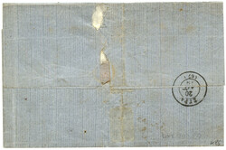 GREECE : 1879 GREECE 20l POSTAGE DUE on cover from MALTA + "p. S.S. ...