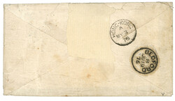 FOOCHOW-FOO : 1876 30c canc. Killer F1 on envelope (small part ...