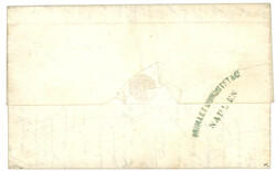 NAPLES : 1861 FRANCE 10c POSTAGE DUE with 4 nice margins canc. ...