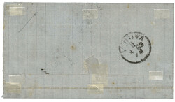GENES - Incoming Mail : 1883 HAITI First ISSUE 1c + 7c both with 4 ...