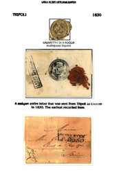 LIBYA POSTAL HISTORY COLLECTION : 1830 / 1900s 48 covers, cards ...