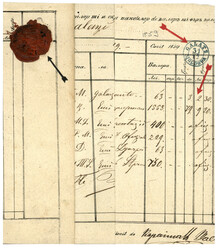 ROMANIA : 1832/59 3 Superb documents with DISINFECTED cachets. Vvf