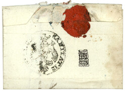 1820 BUKUREST / IN DER WALACHEY (small type) on DISINFECTED entire ...