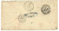 VENEZUELA to CANARIAS : 1878 LA GUAYRA + Tax marking on envelope to ...