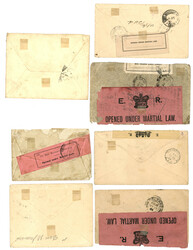 SOUTH AFRICA - BOER WAR : 1901 Nice lot lot of 7 covers + CENSOR to ...