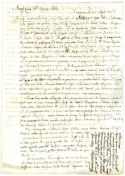 SWITZERLAND - VENISE via GENEVE to FRANCE : 1767 GENEVE on entire ...