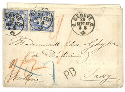 5655146: スイス・座ったヘルヴェティア、目打あり