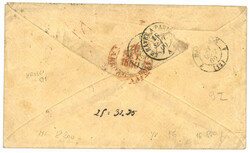 USA : 1860 30c on envelope from NEW-YORK to NAPOLI. DIENA Certificate ...