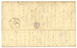 VENEZUELA : 1877 1D canc. LA GUAYRA + "24" Tax marking + VENEZUELA ...