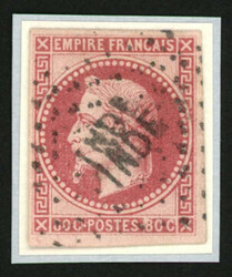 2700: Francés India - Cancellations and seals