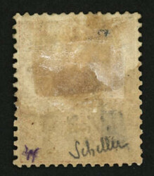 MARTINIQUE : 5 s/ 20c (n°1A) oblitéré. Cote 5250?. Certificats ...