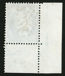 25c CERES (n°60A) Coin de Feuille avec cachet bleu CONTROLE T.P. obl ...