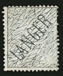 25c (n°60A) obl. avec inscription "LANGER" au verso. Superbe